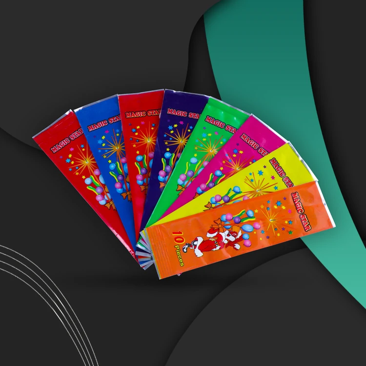 فشفشه سیمی (دستی) هر باکس شامل ۱۰ بسته ۱۰ عددی